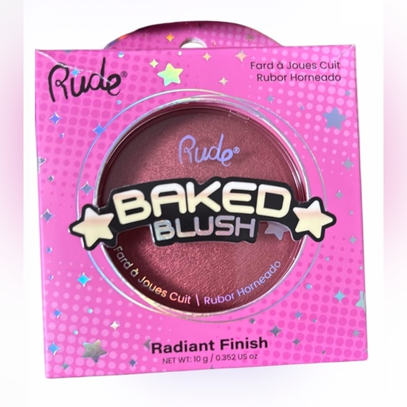RUDE Pink Radiant Baked Blush Bath & Body - Picture 1 of 7